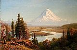 Albert Bierstadt Famous Paintings - Mount Rainier